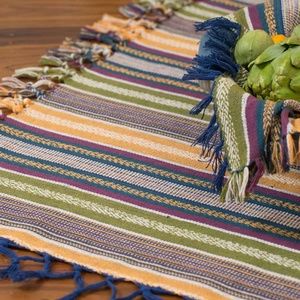 April Cornell Multi Weave Tablecloth 54x54 NWT